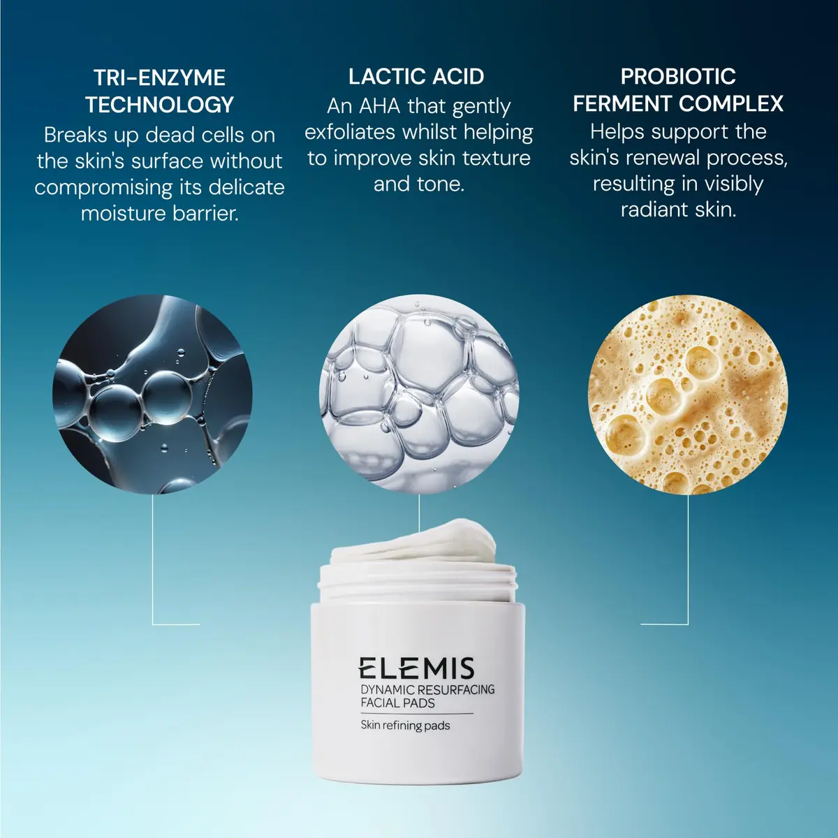 ELEMIS Dynamic Resurfacing Facial Pads, 60 Count | Gentle Textured Treatment for Radiant Skin - view 5