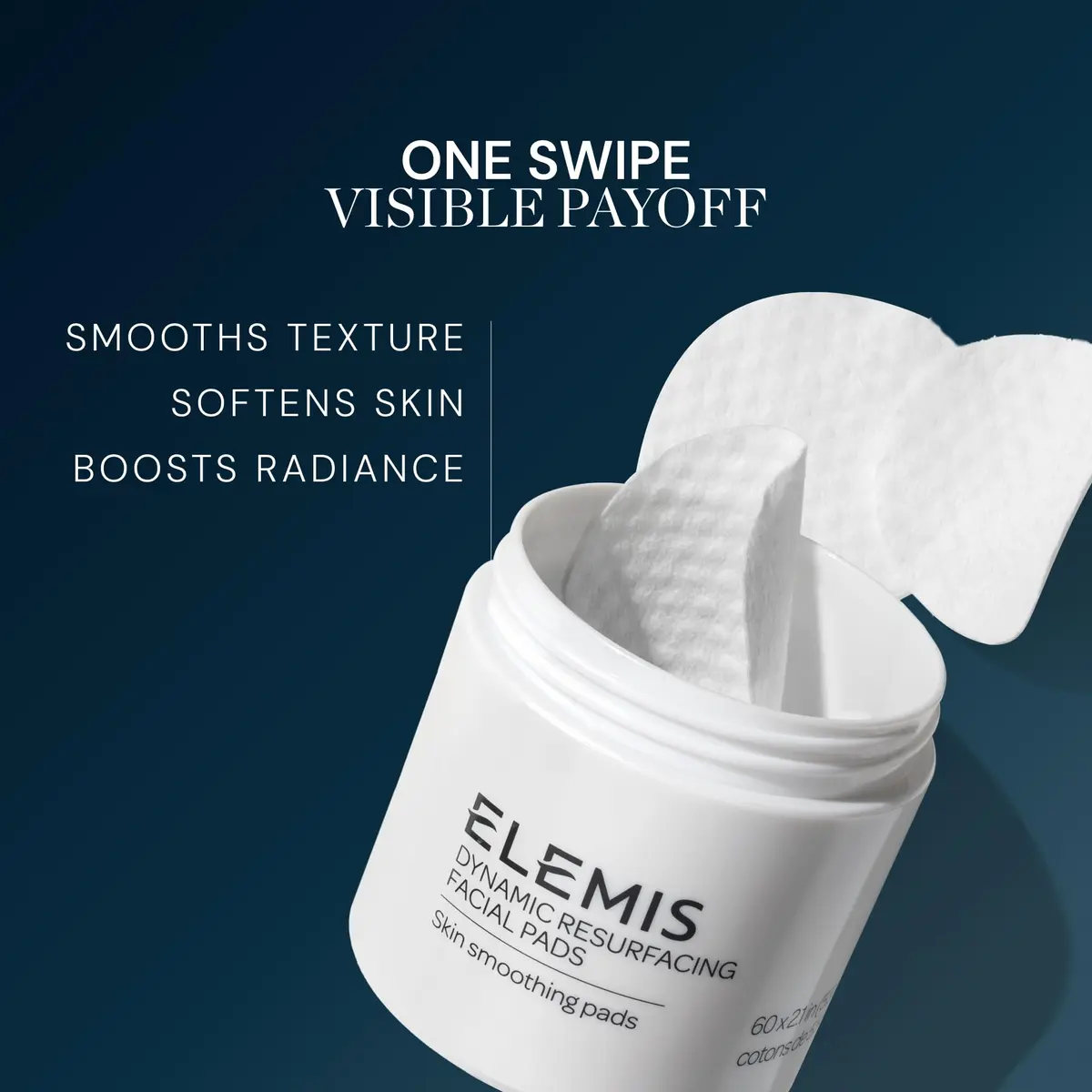 ELEMIS Dynamic Resurfacing Facial Pads, 60 Count | Gentle Textured Treatment for Radiant Skin - view 6