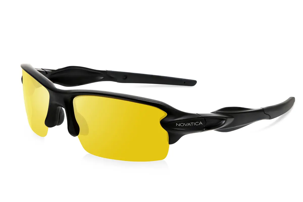 NOVATICA Night Driving Glasses For Men & Women - Anti Glare - Night Vision - Semi Polarized Yellow TAC Lens - UV Protection - view 8