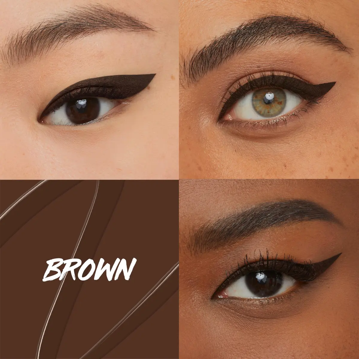 Maybelline Master Precise All Day Waterproof Liquid Eyeliner Makeup, Forest Brown, 0.11ml (0.0037 Fl Oz) | Ophthalmologist Tested for Sensitive Eyes - view 3