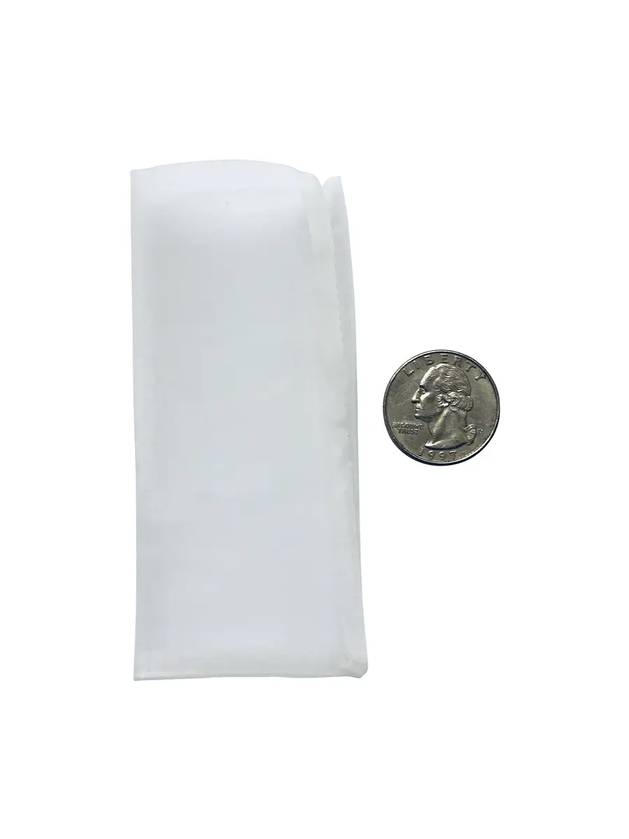 The Press Club 25 Micron Nylon Tea Filter Bags 2" x 4" | Reusable Food-Grade Filter - view 2