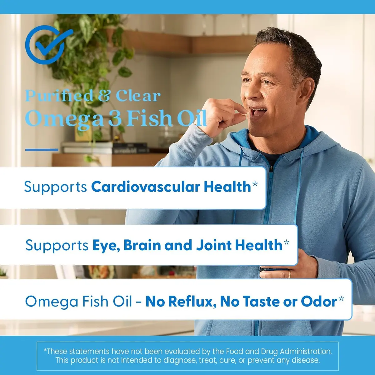 Doctor's Best Omega 3 Fish Oil Supplement 2000 mg | EPA 800mg, DHA 400mg, Heart Health Support - view 6