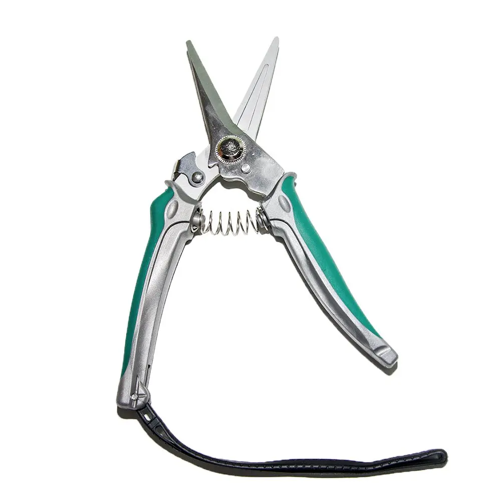 DEEALL 8-Inch Carbon Steel Hoof Trimmers with Serrated Blades | For Goats, Horses & Garden - main product image