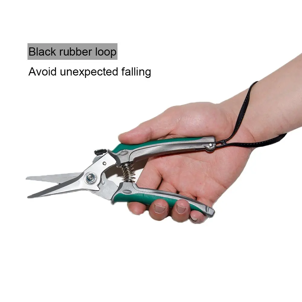 DEEALL 8-Inch Carbon Steel Hoof Trimmers with Serrated Blades | For Goats, Horses & Garden - view 3