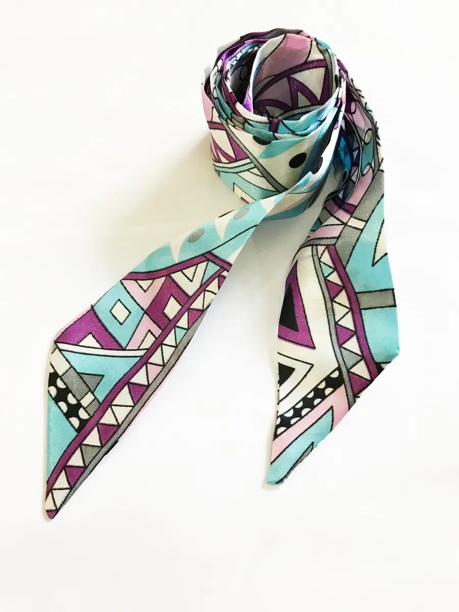 MosBug Fashion Bag Handle Ribbon Scarf 100cm x 4cm | Elegant Accessory for Women - view 3