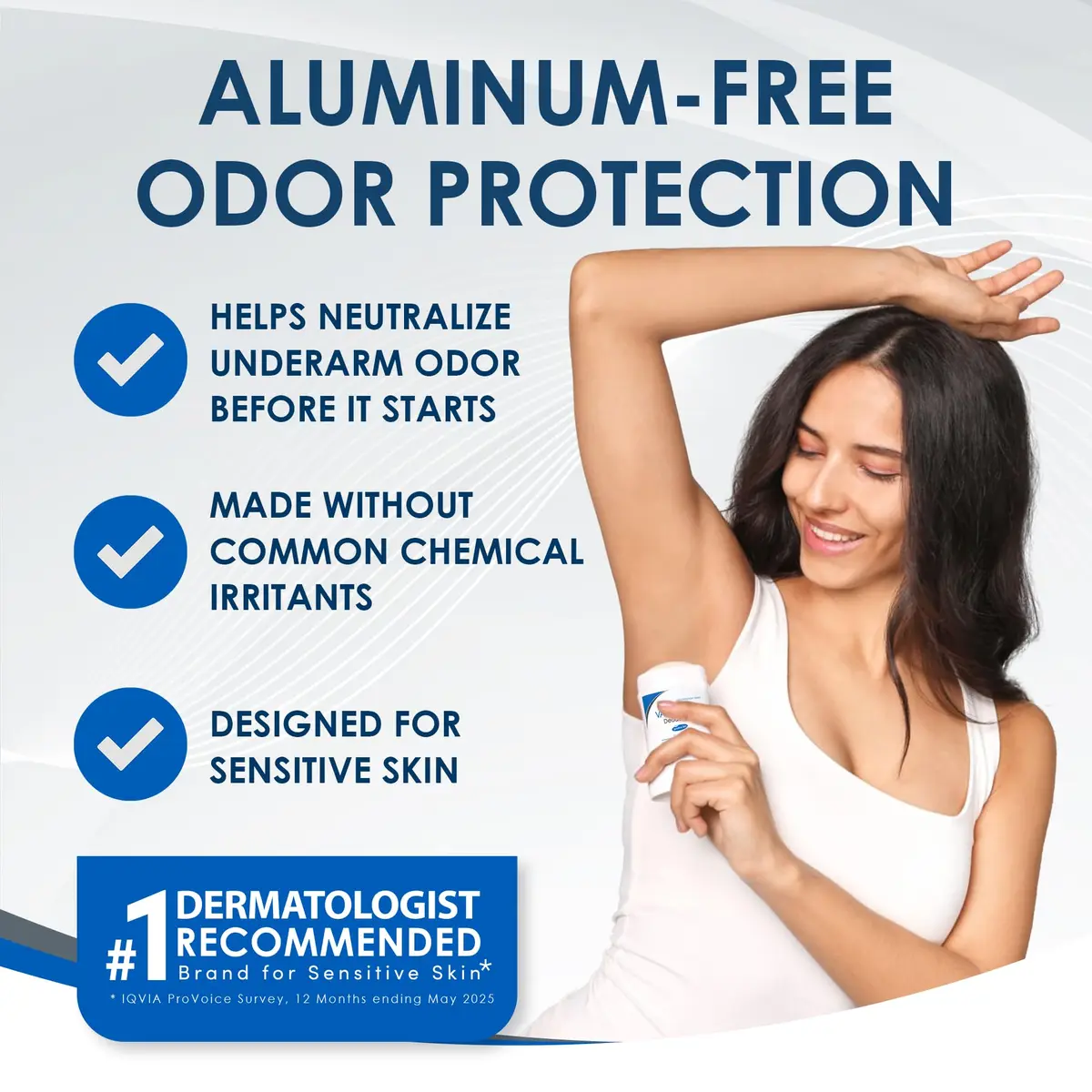 Vanicream Aluminum-Free Gel Deodorant 59ml (2 Oz) | Dermatologist-Recommended for Sensitive Skin - view 2