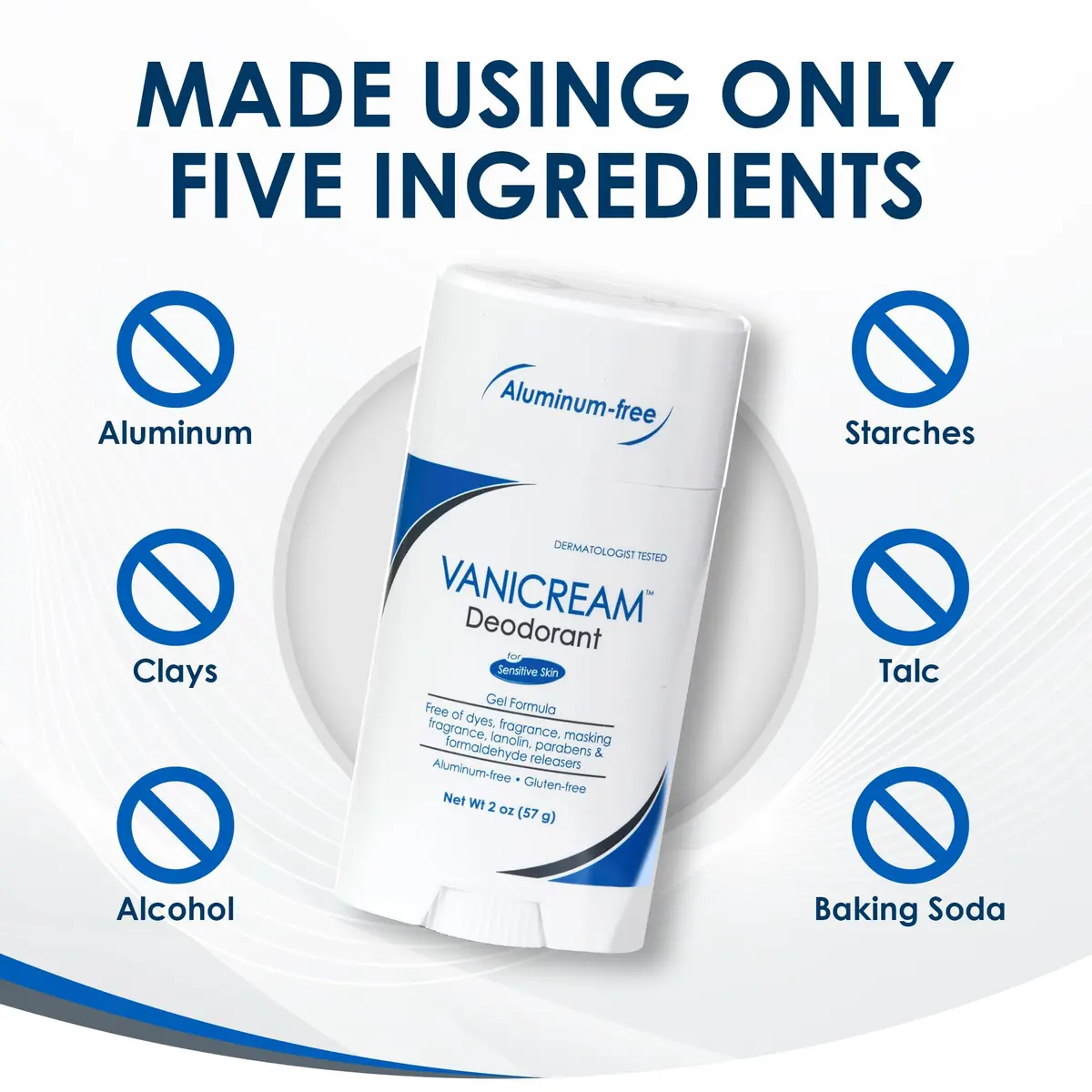 Vanicream Aluminum-Free Gel Deodorant 59ml (2 Oz) | Dermatologist-Recommended for Sensitive Skin - view 3