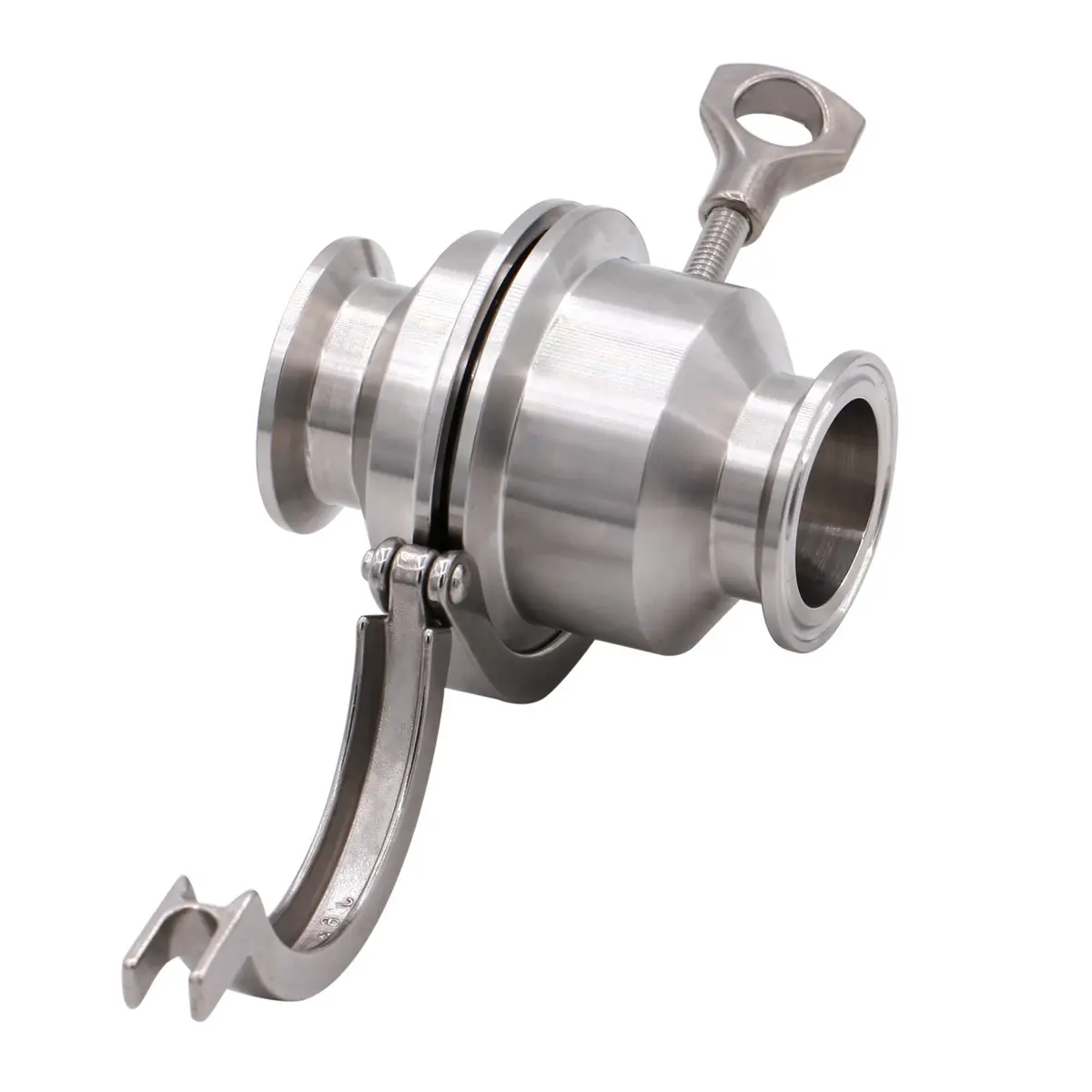 DERNORD 1.5" Tri Clamp Sanitary Check Valve | Stainless Steel 304, FKM Gasket, 10 Bar Pressure - main product image