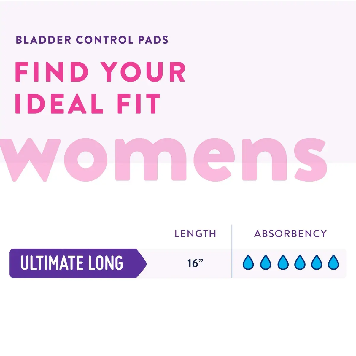 Prevail Plus Long Length Incontinence Pads Ultimate Absorbency 16 inch (40.64 cm) | USA Imported, Duties Included - view 4