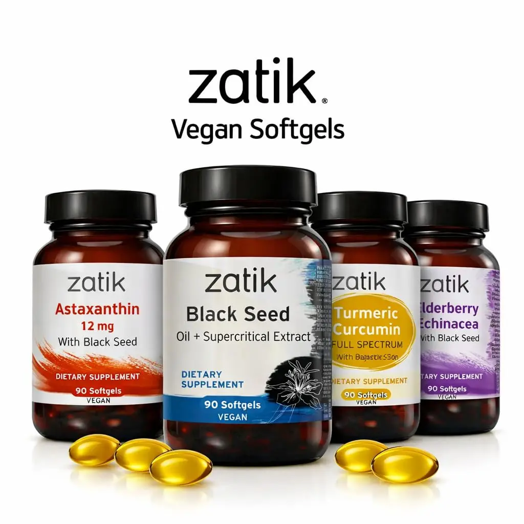 Zatik Naturals Black Cumin Seed Oil & Supercritical Extract, 90 Softgels | USDA Organic, Cold Pressed, Vegan - view 11