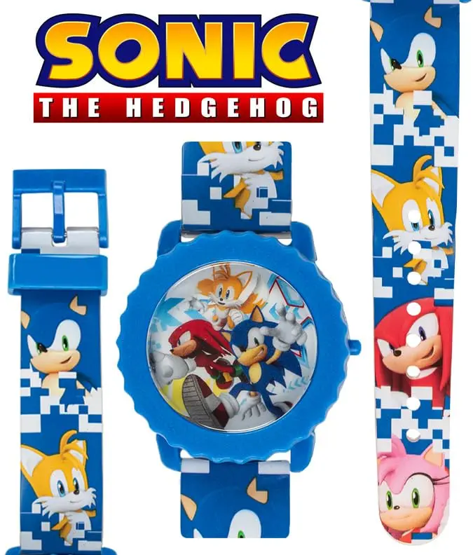 Accutime Sonic The Hedgehog Kids Digital Watch – Flashing LED Display, Adjustable Strap, for Ages 4+ - view 3