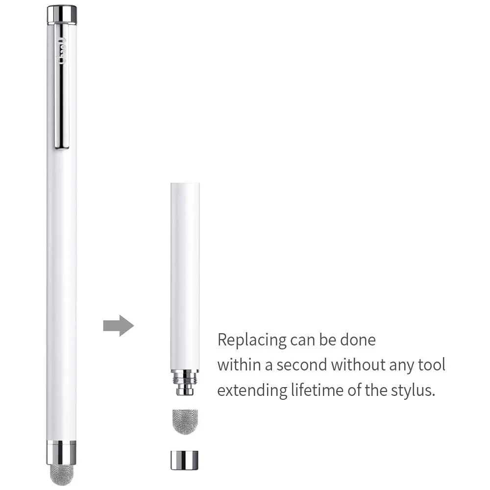 ChaoQ Stylus Pen for Touchscreen, 8 Pcs with 16 Replaceable Tips | Universal Compatibility - view 3