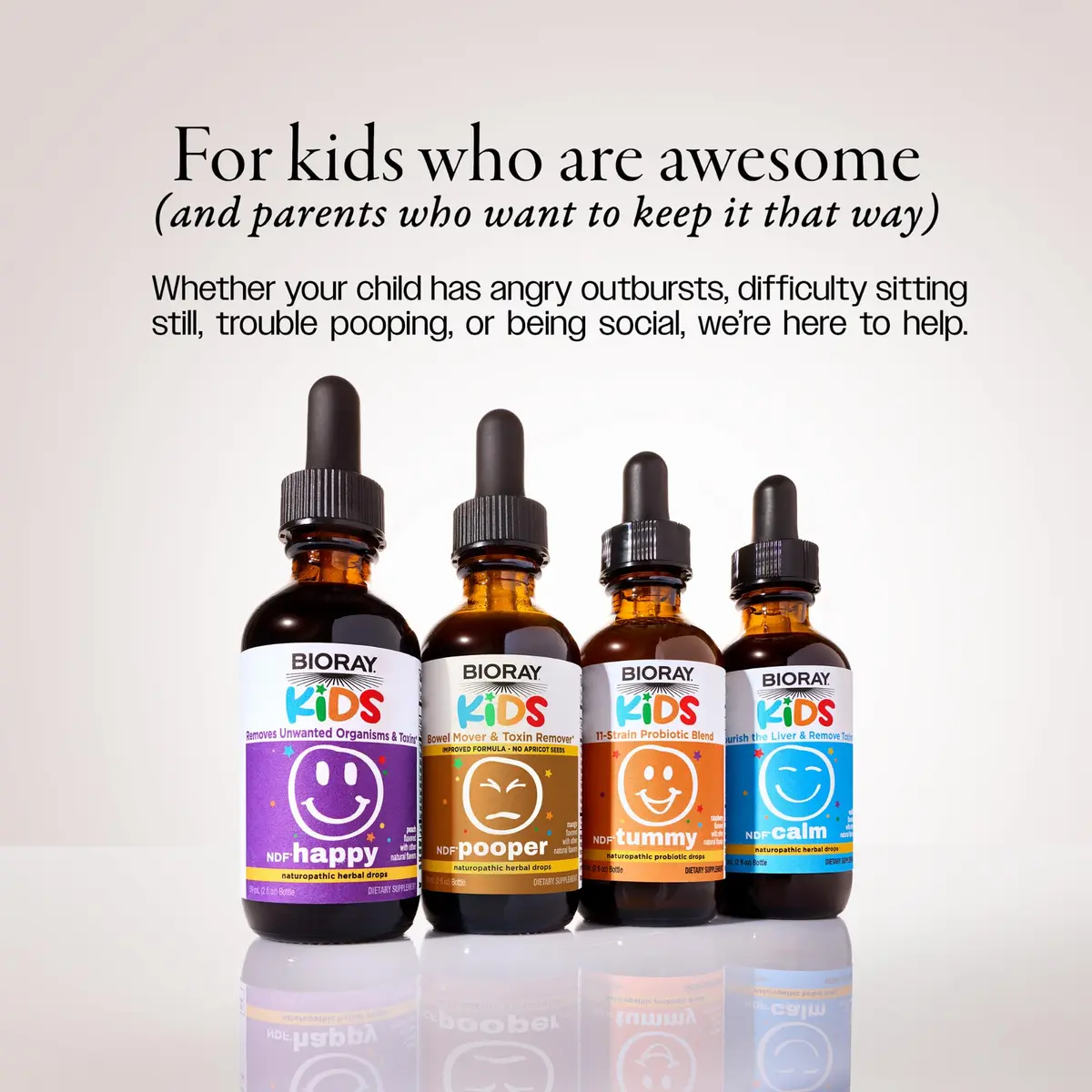 BIORAY Kids NDF Tummy Raspberry 2 Fl Oz | Supports Gut & Immune Health - view 6