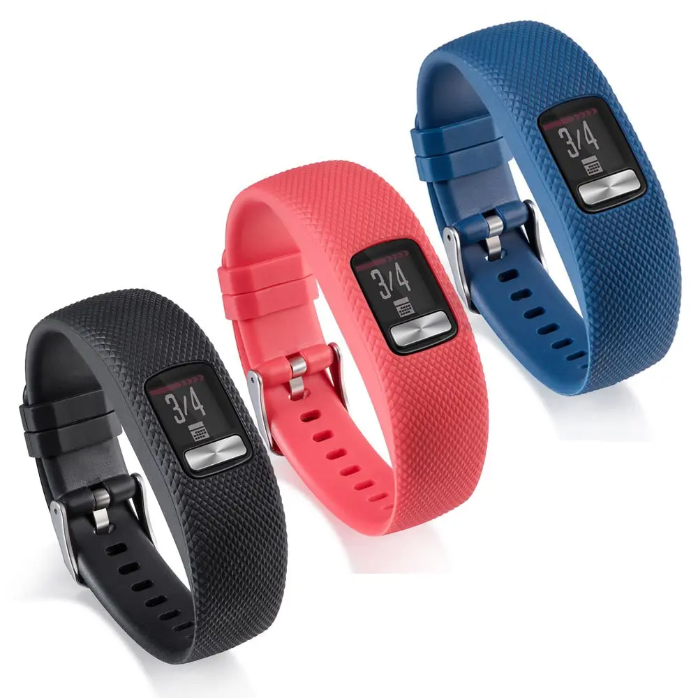 ZSZCXD Silicone Replacement Band for Garmin Vivofit 4 Large 3-Pack | Adjustable, Breathable, Lightweight - main product image