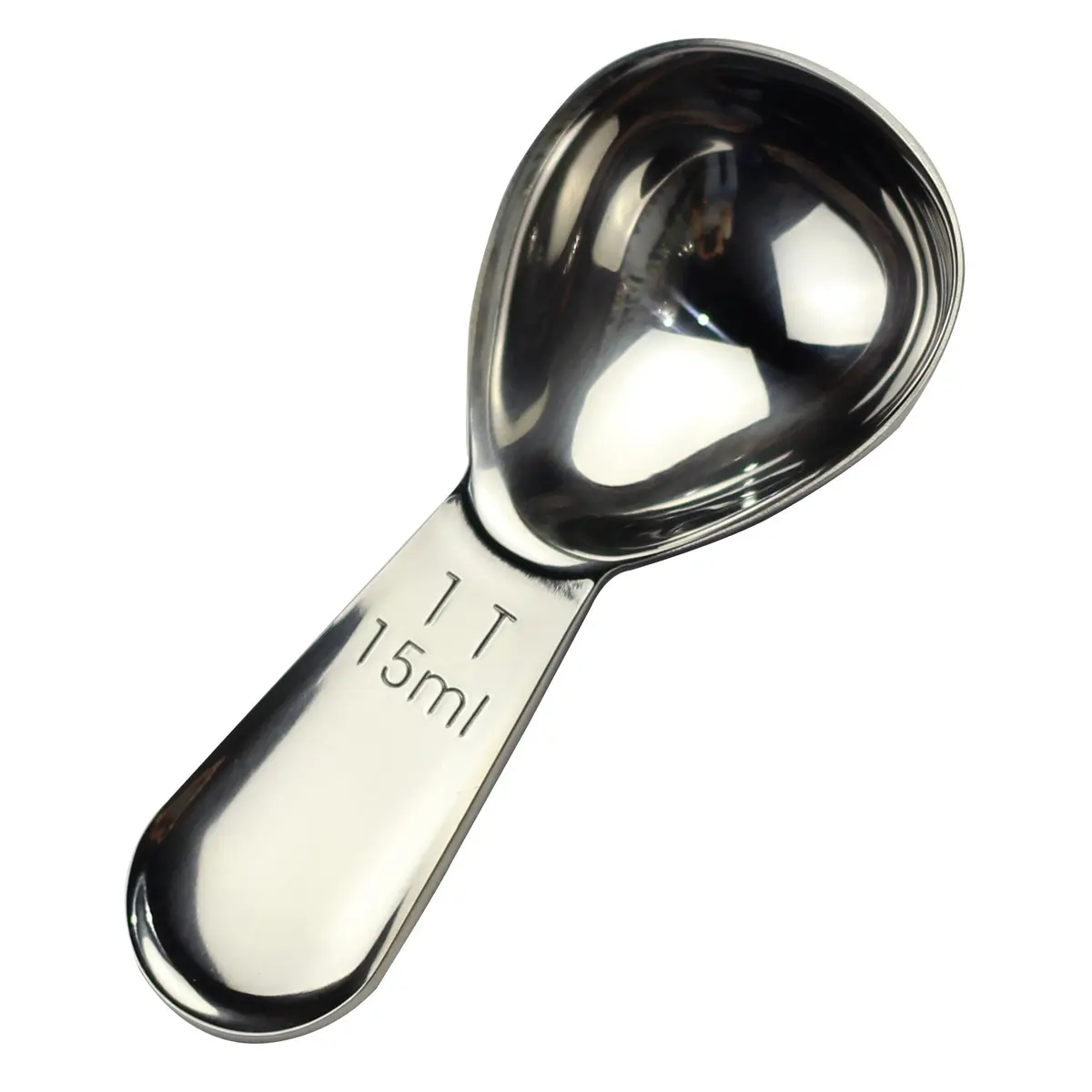 CoaGu 15ml Stainless Steel Coffee Scoop | Precision Measurement for Ground Coffee - main product image