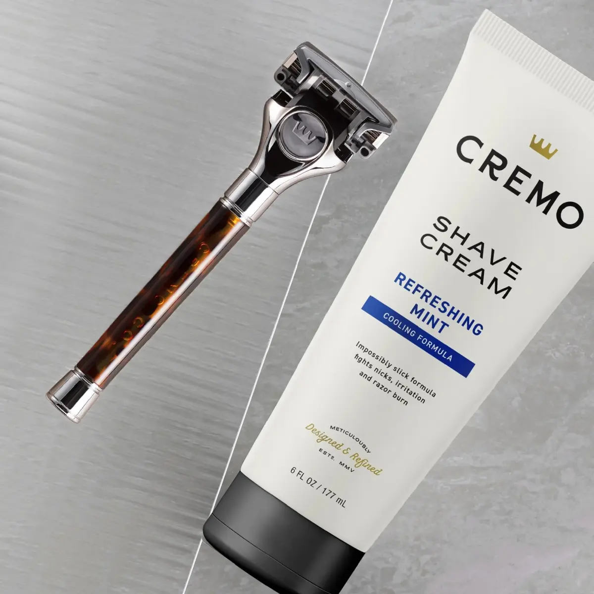 Cremo Cooling Shaving Cream for Men, 355ml (12 Fl Oz) | Fights Nicks, Irritation & Razor Burn - view 2