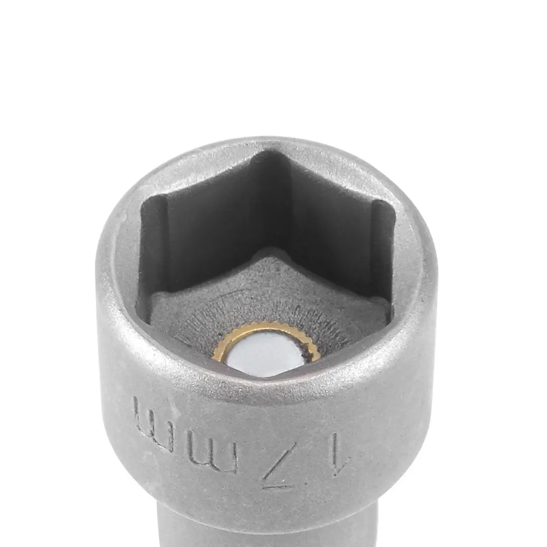 uxcell 17mm Magnetic Nut Setter Driver Bit 65mm Length | 1/4" Hex Shank - view 4