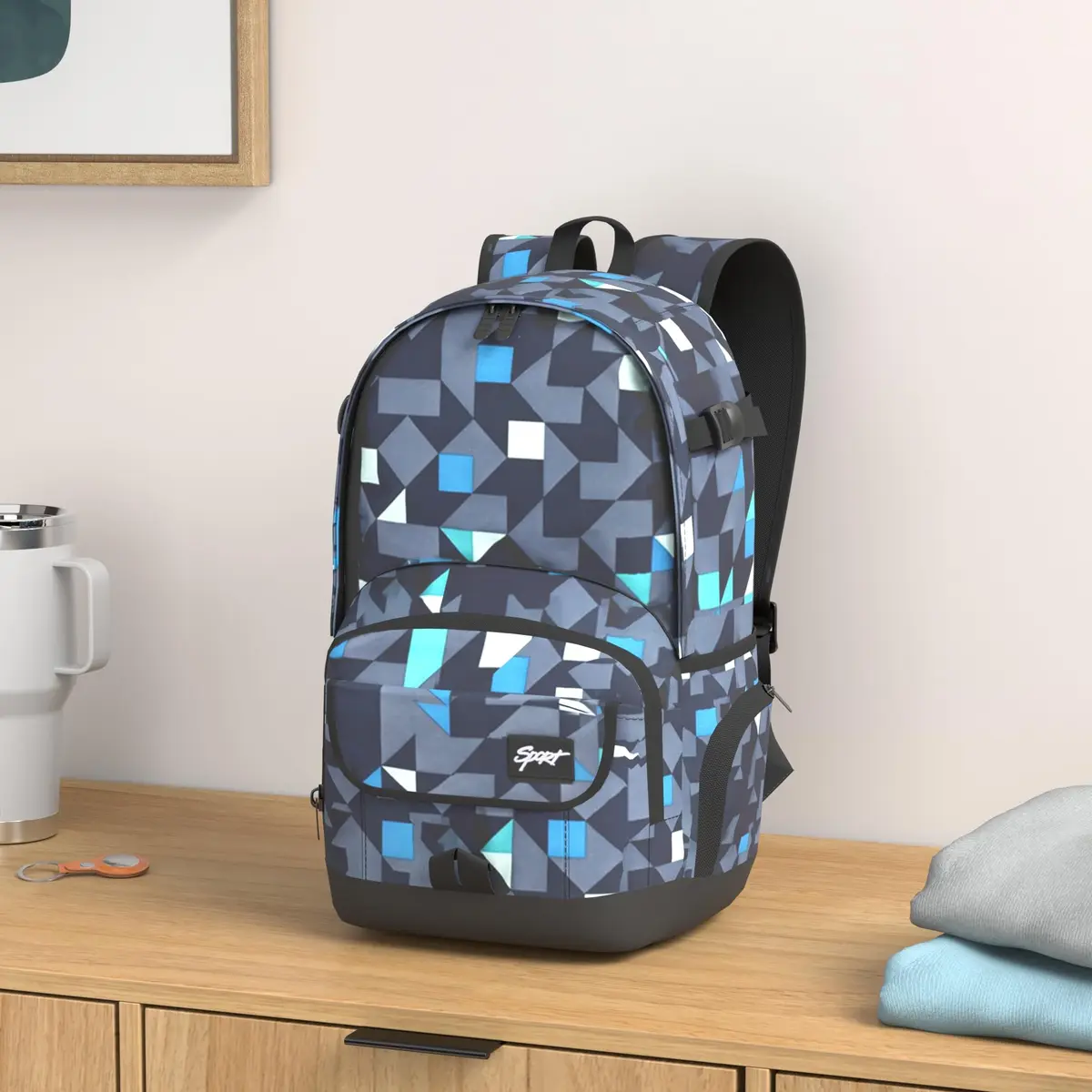 rickyh style School Backpack Travel Bag for Men & Women Lightweight College | Water-Resistant & Durable - view 2
