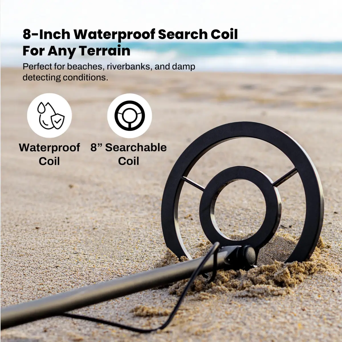 Bounty Hunter Tracker IV Metal Detector with Pinpointer, 8" Waterproof Coil, 3 Modes | 2.8 lb Lightweight for Adults & Kids - view 4