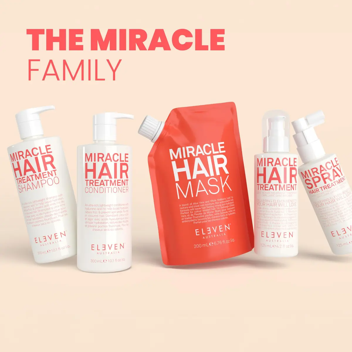 ELEVEN AUSTRALIA Miracle Hair Treatment Leave-In Conditioner 4.2 Fl Oz | All Hair Types, UV & Heat Protection - view 8