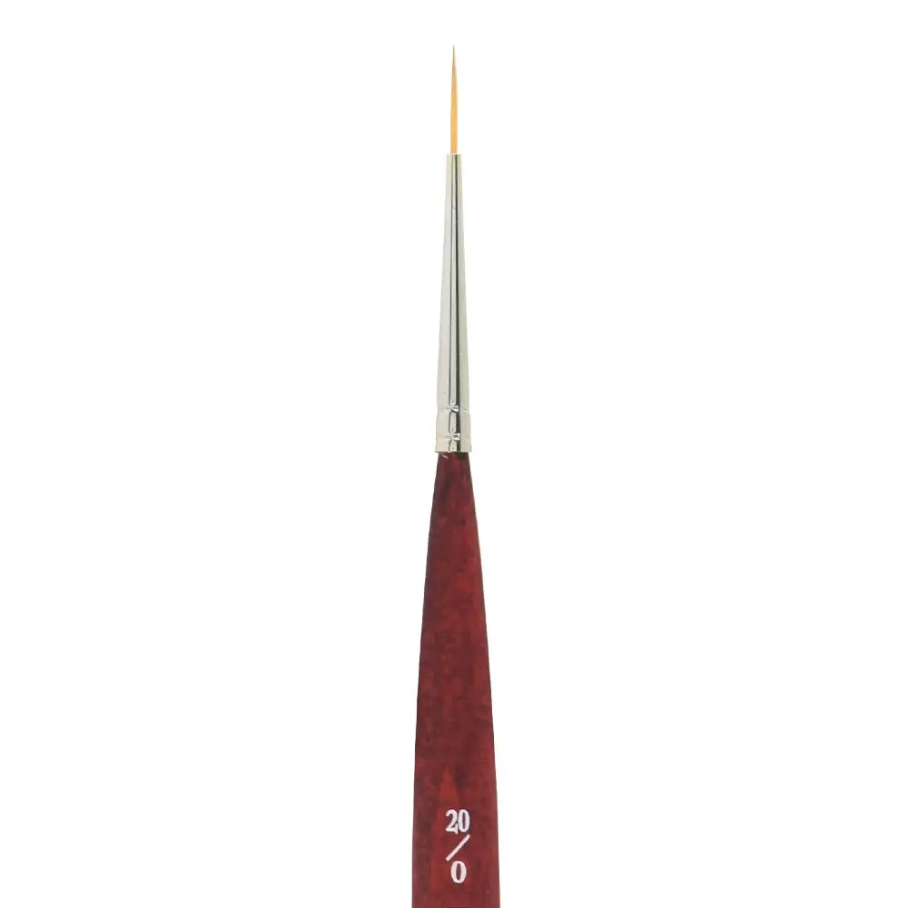 Princeton Velvetouch Mini Liner Brush, Synthetic, Short Handle, Size 20/0 inch | Fine Detailing & Control - view 2