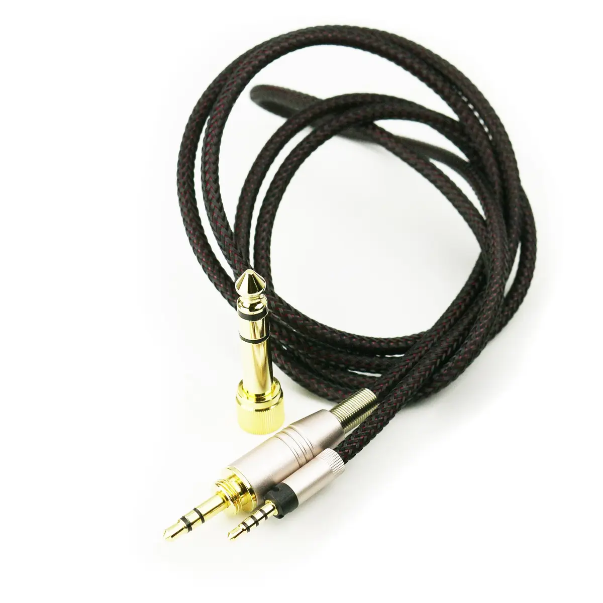 NewFantasia Replacement Audio Upgrade Cable for Sennheiser HD4.40, HD4.50, HD4.30i, HD4.30G Headphones 2m (6ft) | Braided Tangle-Free OFC Wire - view 3