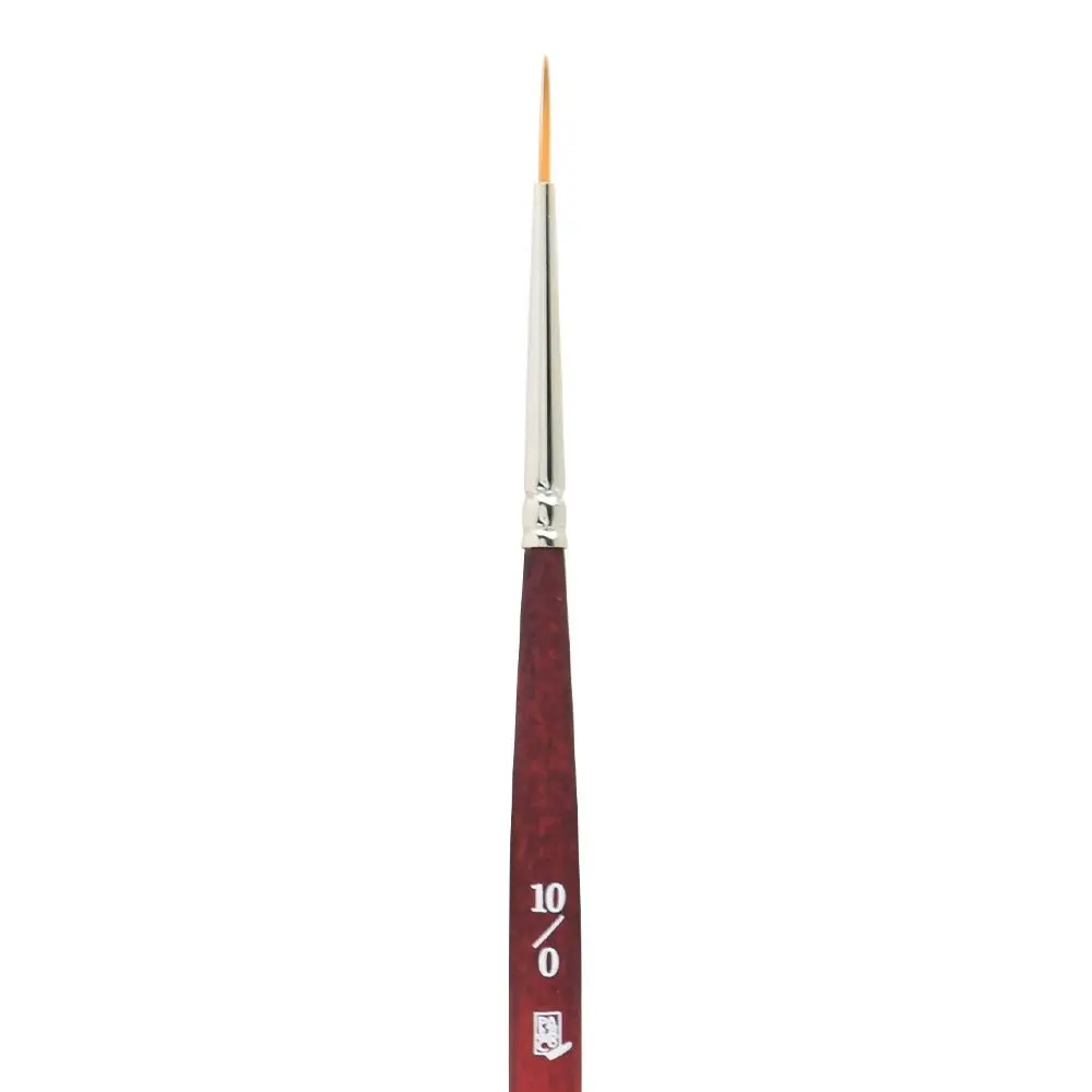 Princeton Velvetouch Artiste Series 3950 Short Liner 10/0 | Luxury Synthetic Brush for Acrylic, Watercolor & Oil - view 2