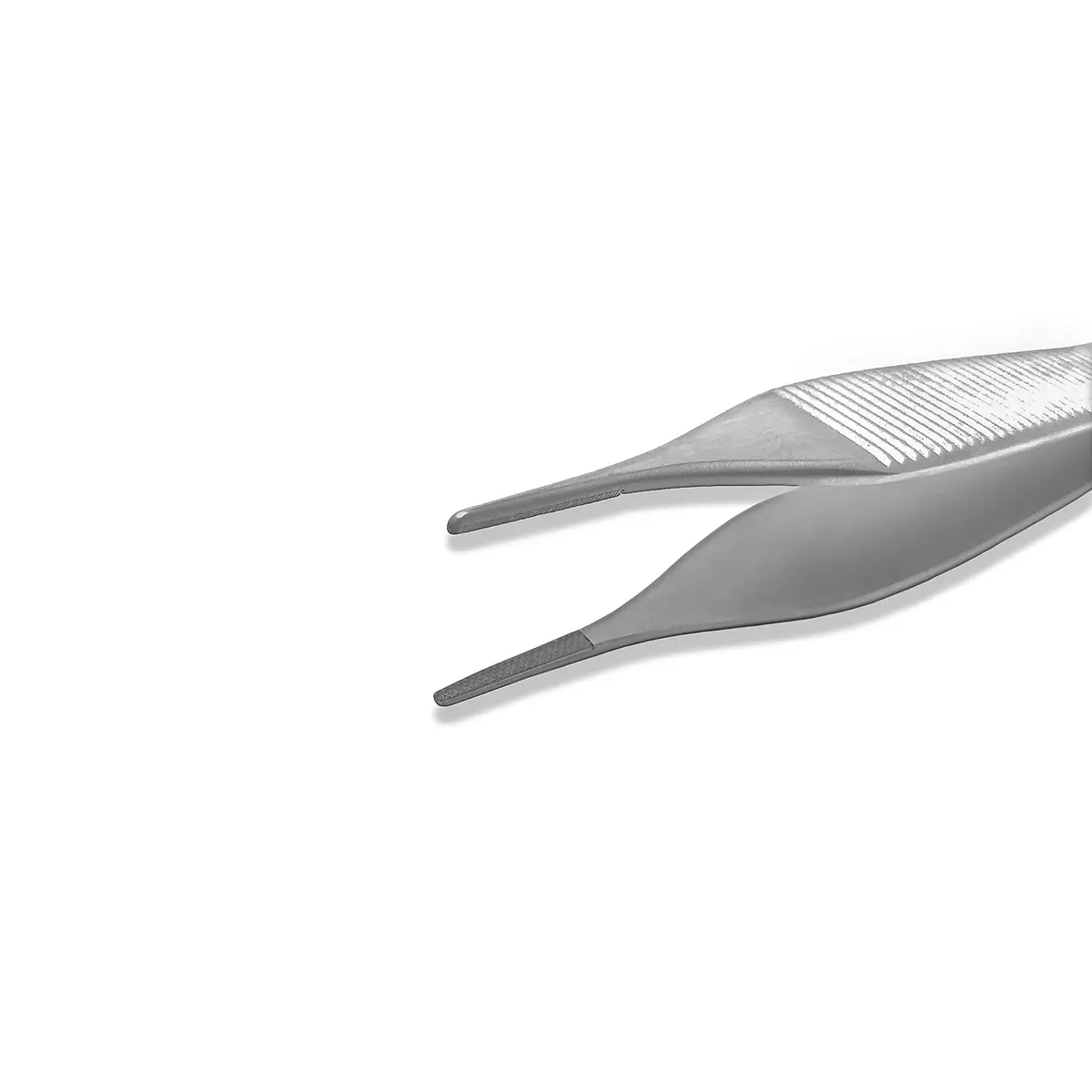 Cynamed 4.75" Adson Plastic Surgery Forceps with Tungsten Carbide Inserts | Serrated Tips, Gold Handle - view 7
