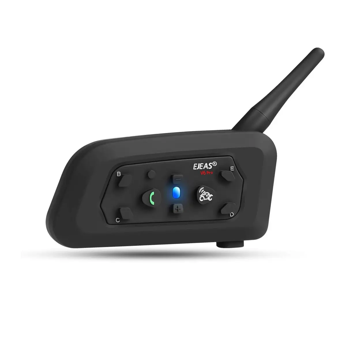 EJEAS V6 Pro Motorcycle Helmet Bluetooth Intercom 850mAh Waterproof Noise Cancellation - main product image
