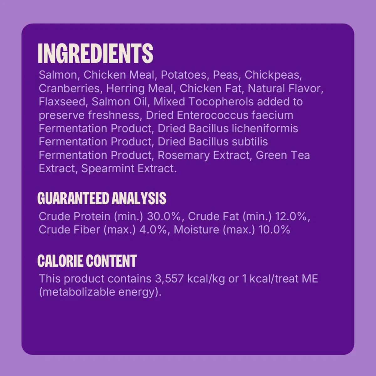 Wellness Kittles Crunchy Cat Treats Salmon & Cranberries Flavor 170g (6 oz) | Grain-Free Dental Snack - view 6