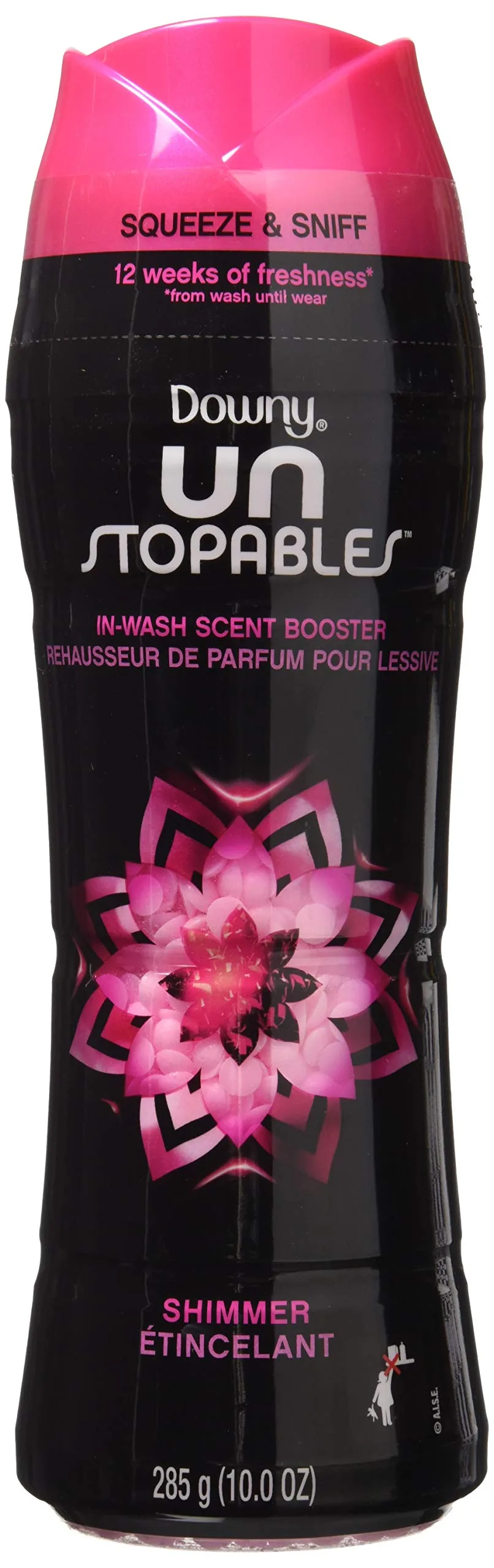 Downy Unstopables In-Wash Scent Booster Beads, SHIMMER ETINCELANT, 10 oz (283 g) | Long-Lasting Freshness Infused Laundry - main product image