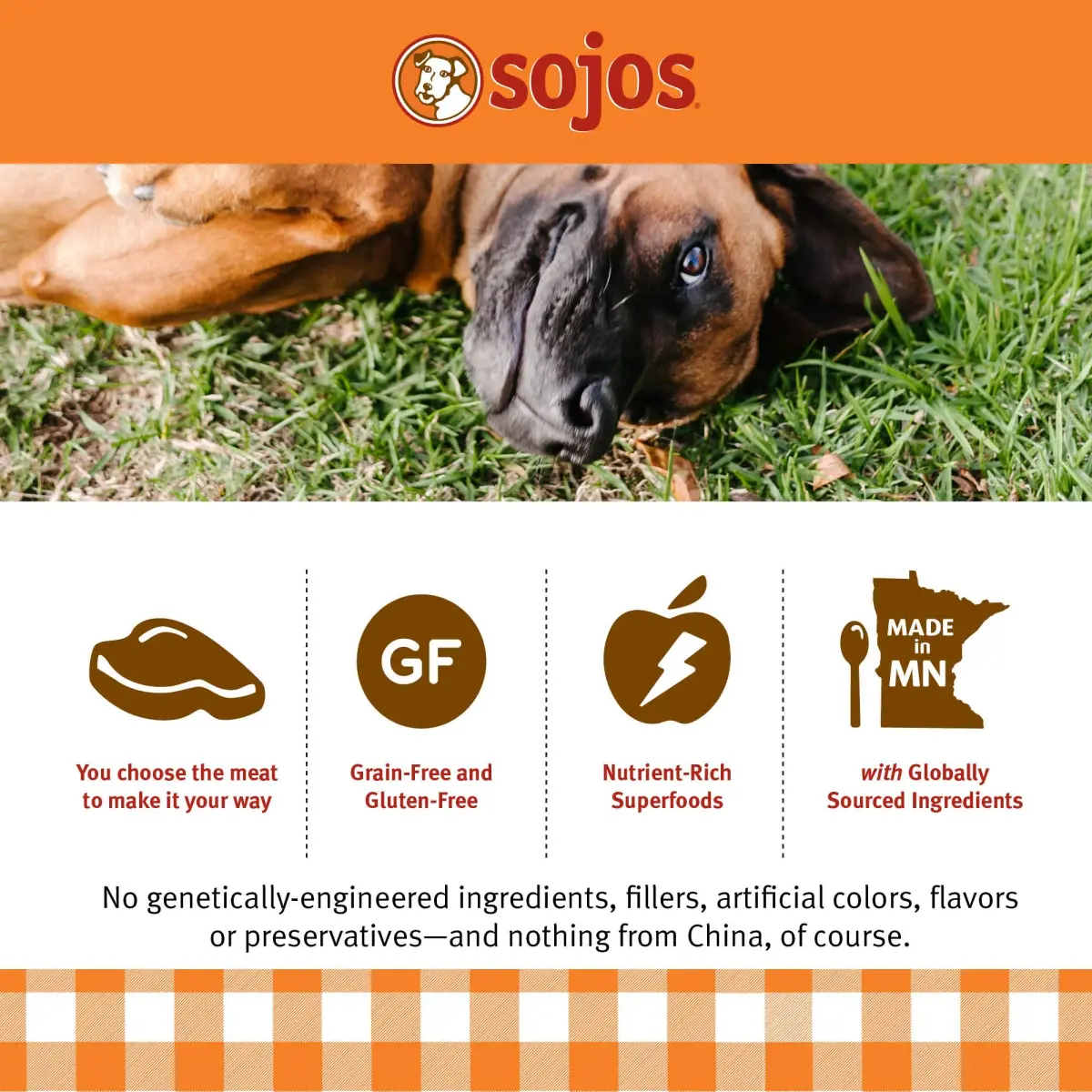 Sojos Natural 8 lb (3.63 kg) Grain-Free Pre-Mix Dog Food | Mix Your Own Raw Meals - view 5