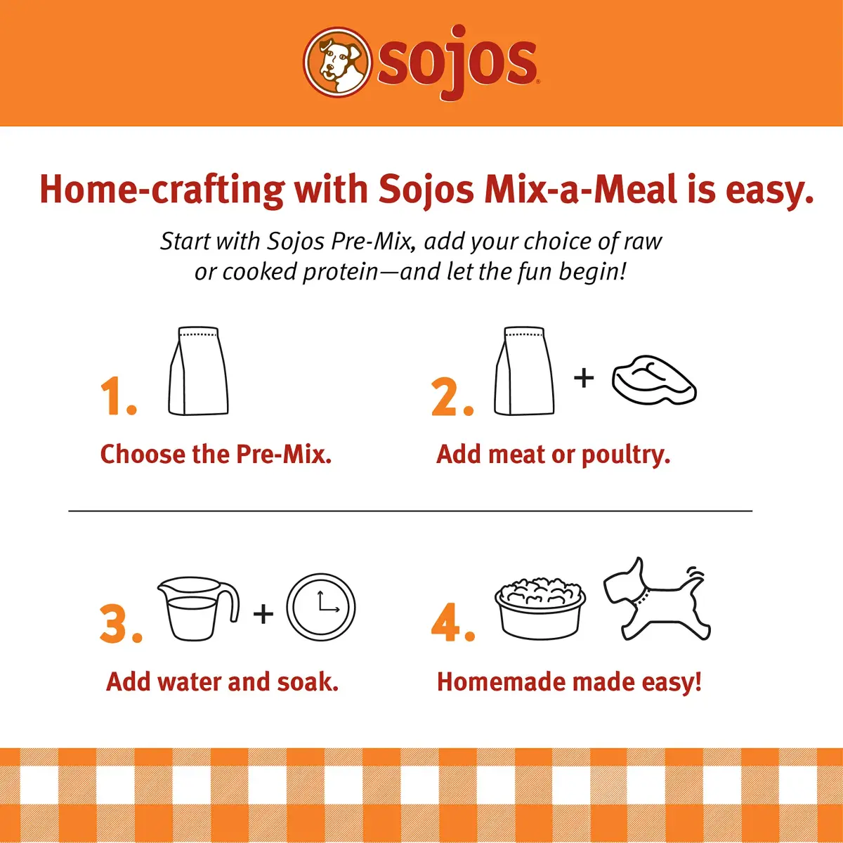 Sojos Natural 8 lb (3.63 kg) Grain-Free Pre-Mix Dog Food | Mix Your Own Raw Meals - view 6