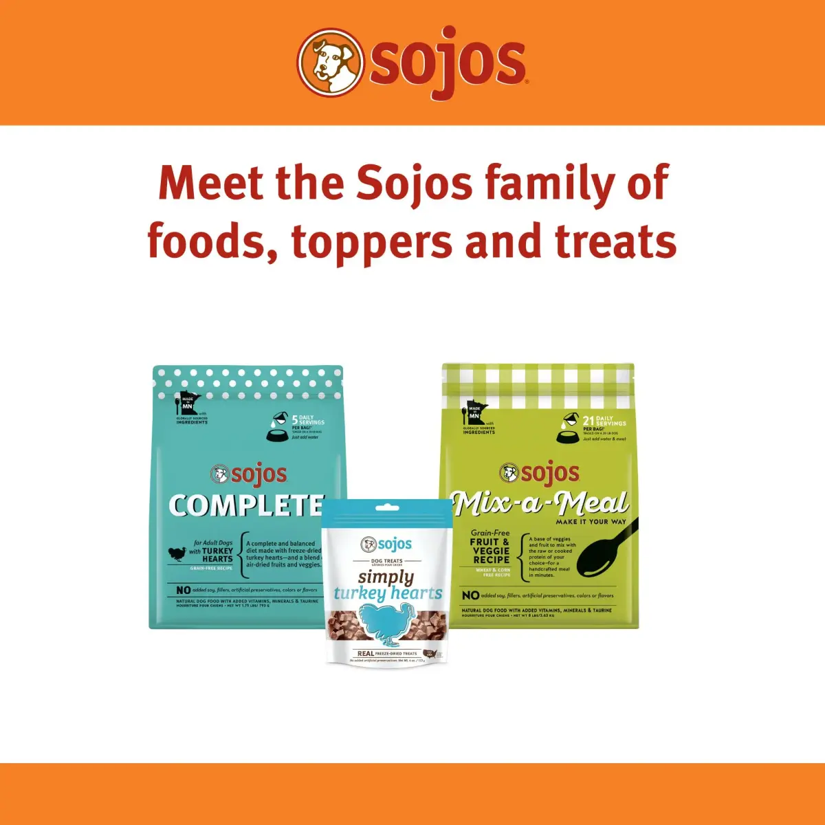 Sojos Natural 8 lb (3.63 kg) Grain-Free Pre-Mix Dog Food | Mix Your Own Raw Meals - view 7