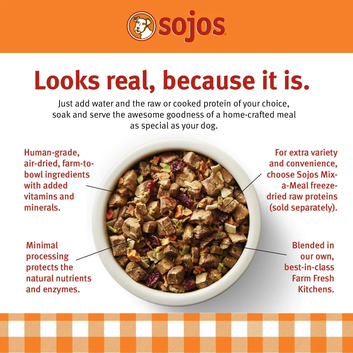 Sojos Natural 8 lb (3.63 kg) Grain-Free Pre-Mix Dog Food | Mix Your Own Raw Meals - view 2