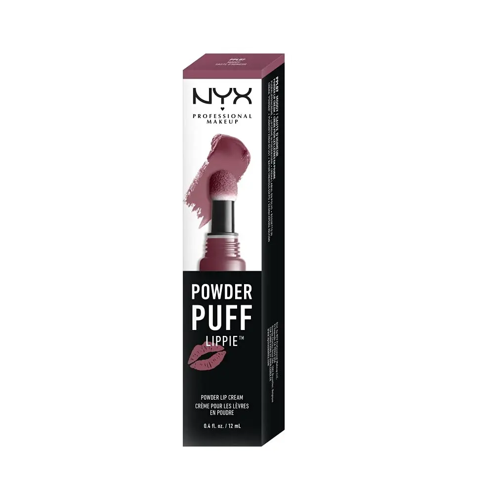 NYX PROFESSIONAL MAKEUP Powder Puff Lippie Lip Cream, Moody (Cool Toned Plum) | Matte, Long Lasting, Vegan Lipstick - view 7