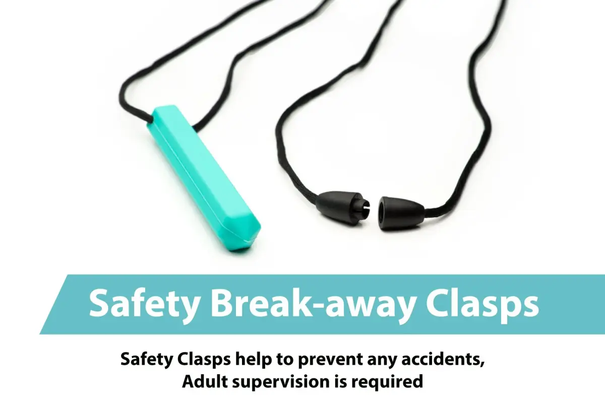 Tilcare Chew Chew Pencil Sensory Necklace 3-Pack | Calming Silicone Chewy Toys for Kids & Adults - view 4