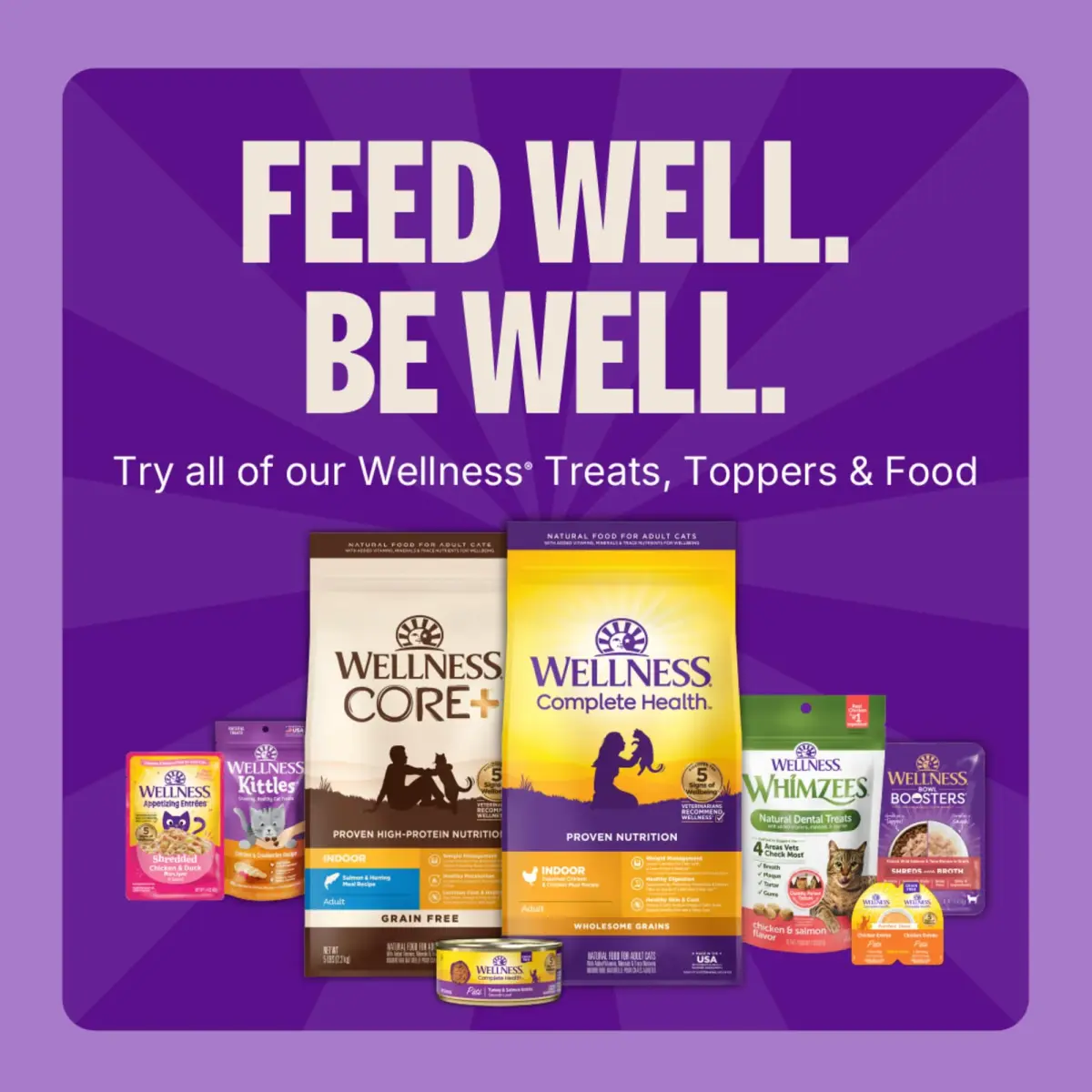 Wellness Kittles Crunchy Cat Treats Tuna & Cranberry Flavor 6 oz (170 g) | Grain-Free Dental Care for All Lifestages - view 8