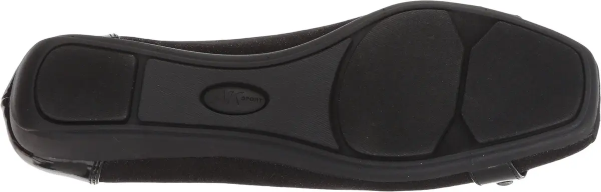 Anne Klein Umeko Ballet Flat Black/Multi Fabric 6.5 US | Stylish, Cushioned, No Heel - view 6