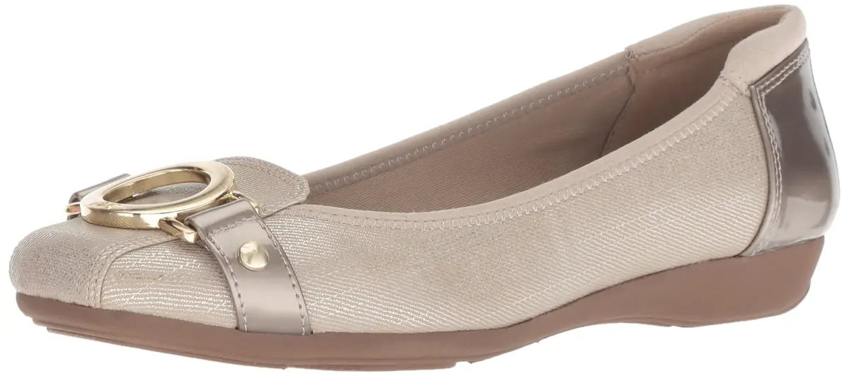 Anne Klein Sport Umeko Ballet Flat 8.5 | Cushioned, Lightweight Synthetic Shoes - main product image