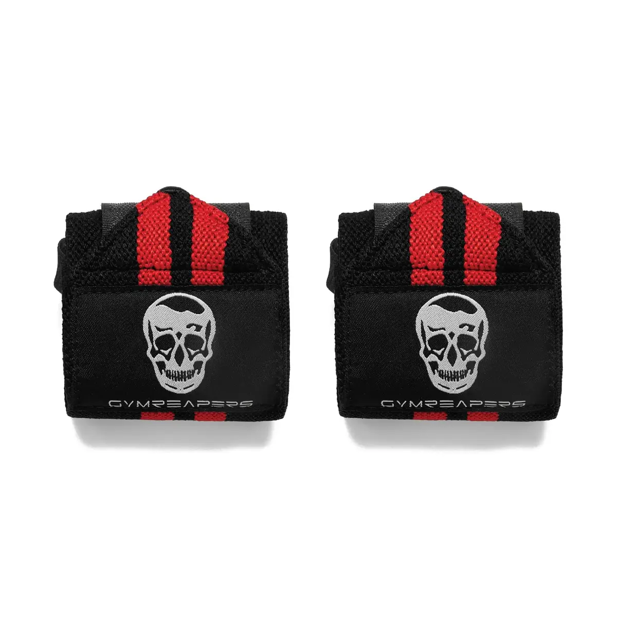 Gymreapers Red IPF Approved 18" (46cm) Weightlifting Wrist Wraps | Professional Quality Wrist Support - view 8