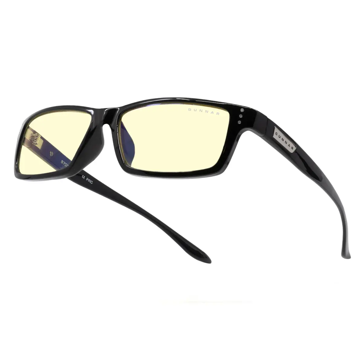 Gunnar Riot Amber Tinted Gaming Glasses 58mm Lens Width | Patented Blue Light Blocking Lens Technology - main product image