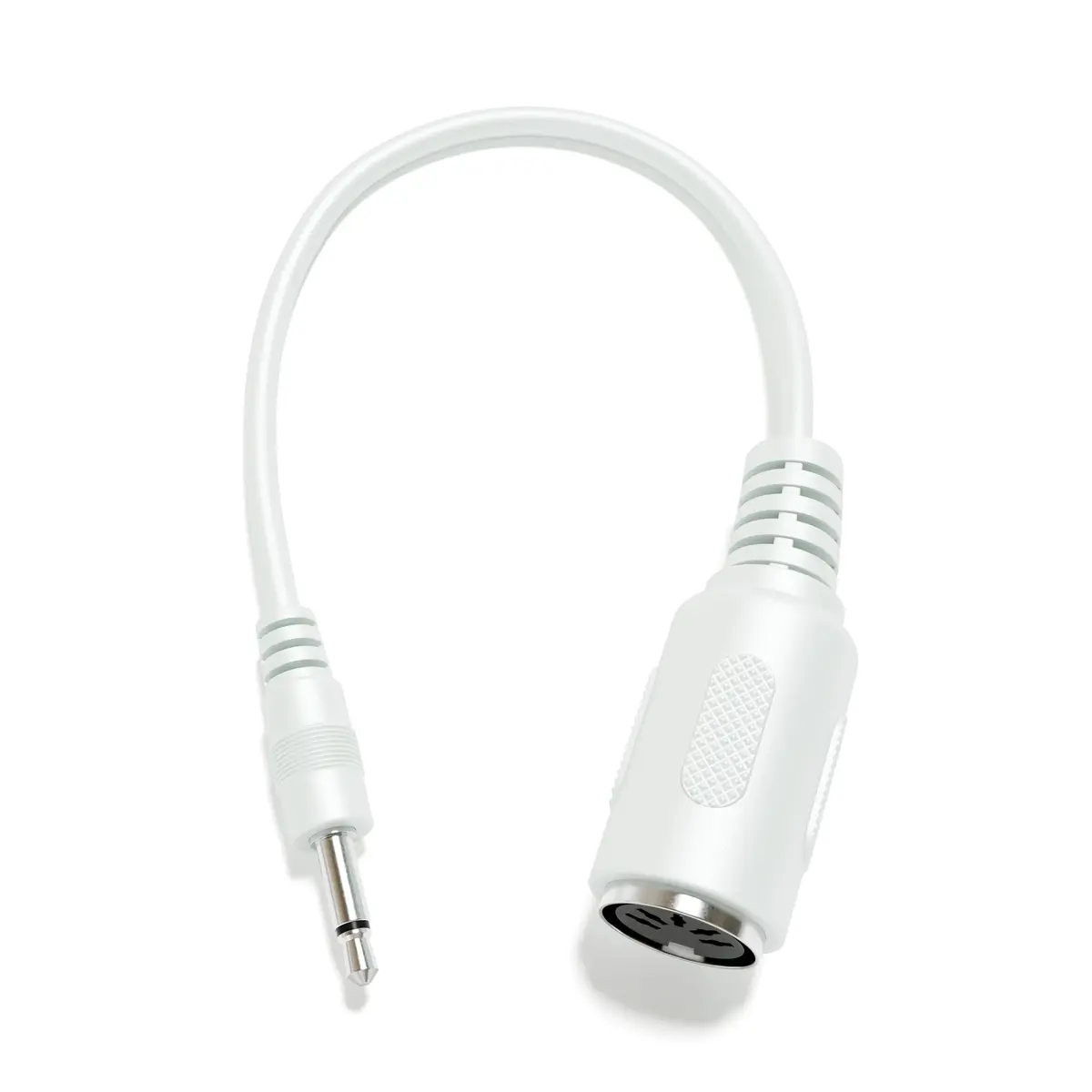 ExcelValley 5-Pin DIN MIDI Adapter Breakout Cable for 3.5mm Mini Jack, 15cm (5.91") | Connects MIDI Devices to Audio Jacks - main product image