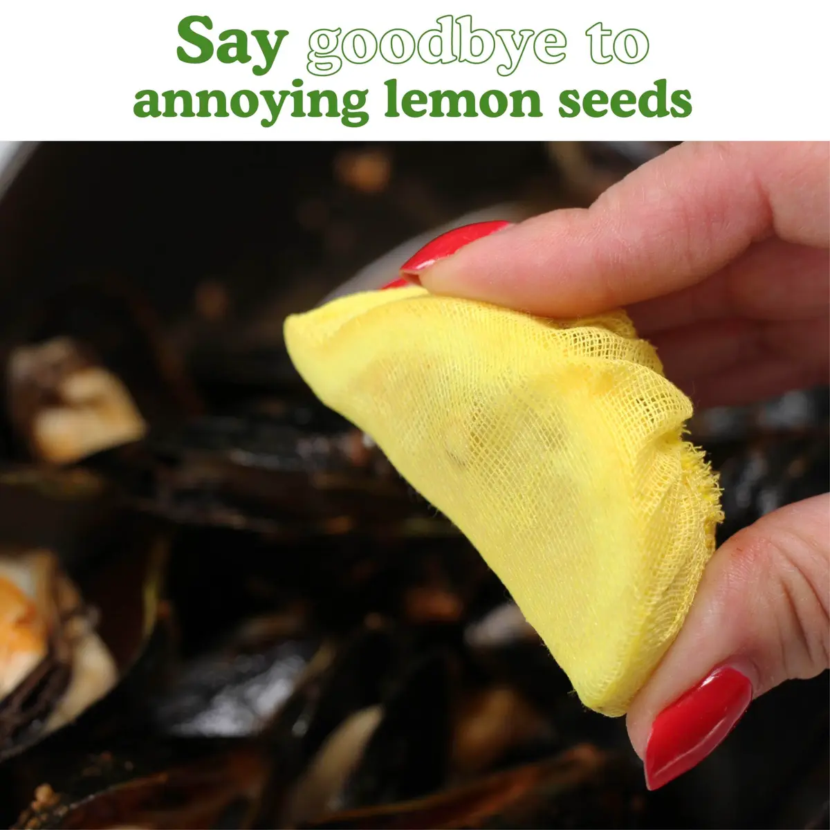 Regency Wraps Lemon Wedge Bag | Seed-Free Cotton Cover for Citrus (70-120 chars) - view 4