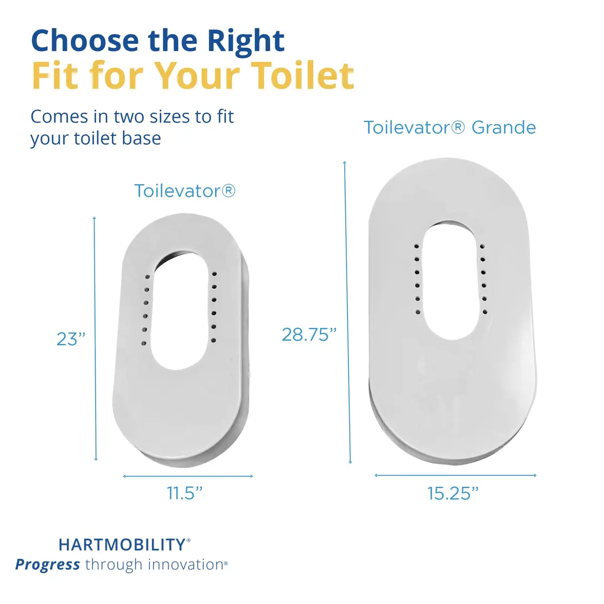 Toilevator Toilet Base Riser 3.5" | Supports 500 lb, Built-in Stability, Discreet Installation - view 7