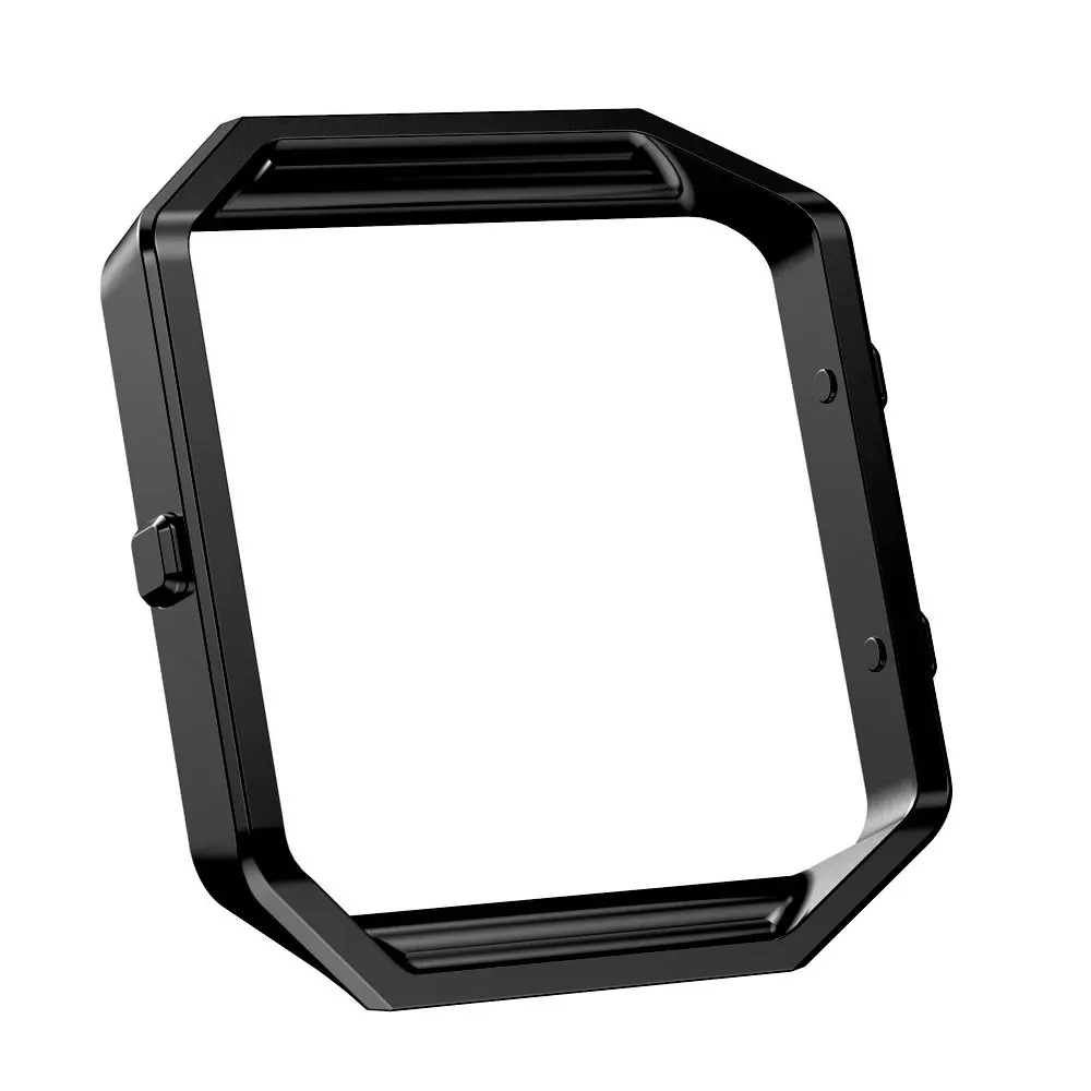 AISPORTS Black Stainless Steel Metal Frame for Fitbit Blaze Smart Watch | Compatible with Fitbit Blaze Only - view 2