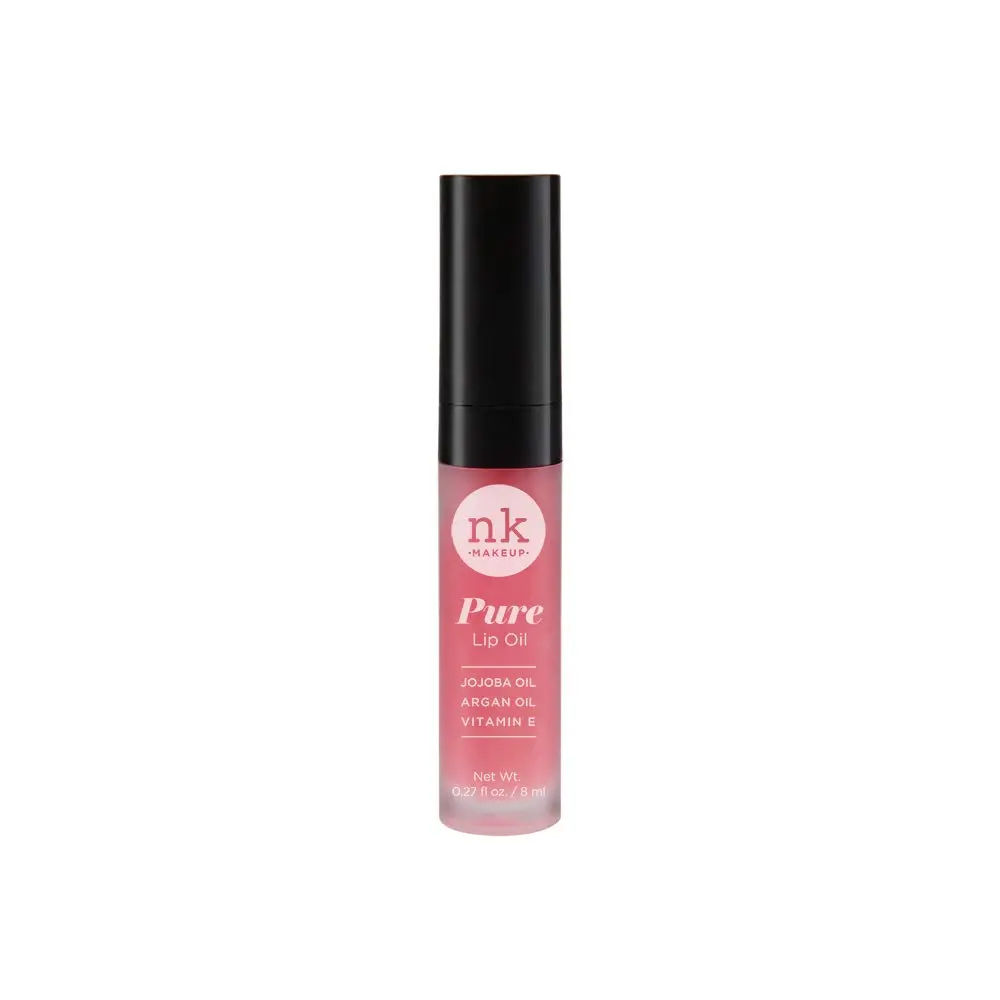 Nicka K New York Lip Oil Cherry 0.27 Fl Oz | Moisturizing Satin Finish with Cherry Flavor - main product image