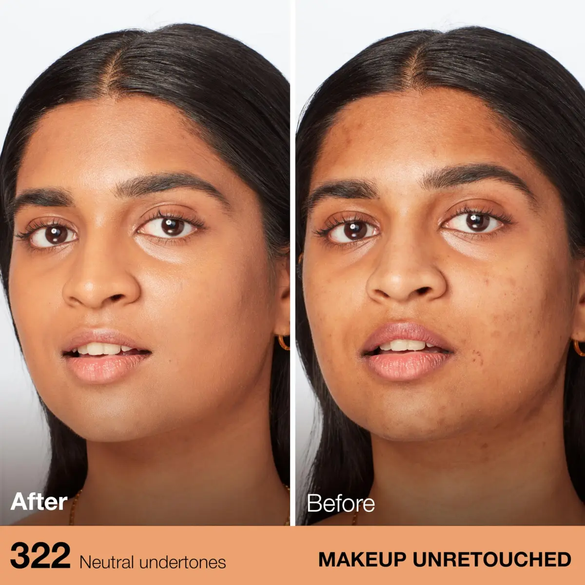 Maybelline Fit Me Dewy + Smooth Foundation, 322 Warm Honey, 29.57ml (1 Fl Oz) | Hydrating Luminous Finish - view 3