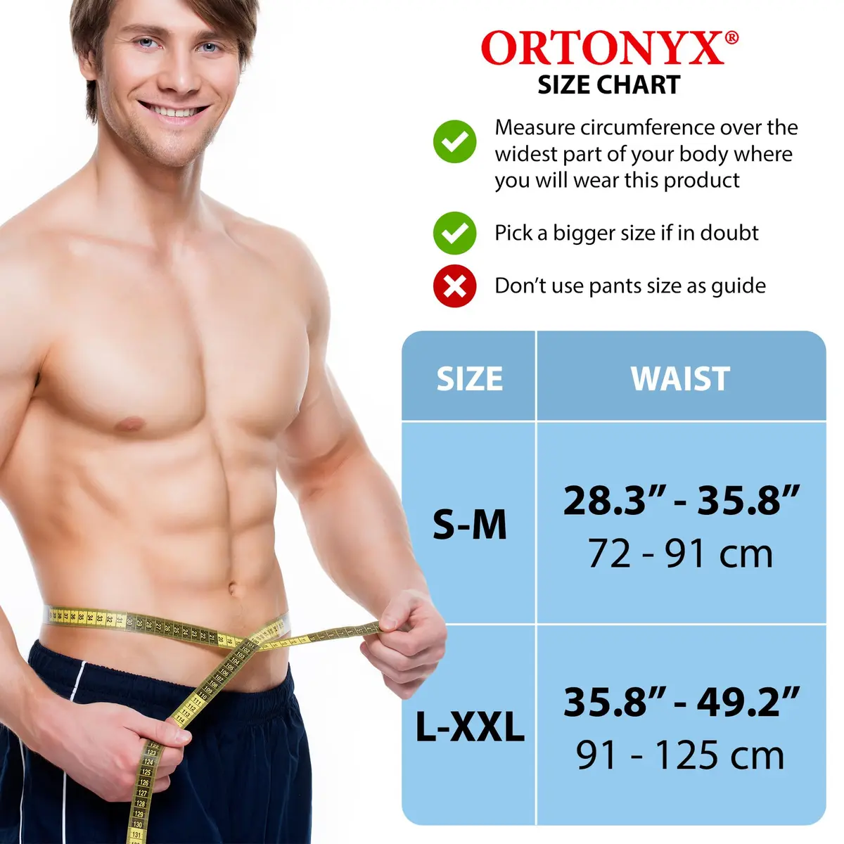 ORTONYX Umbilical Hernia Belt for Women and Men, Abdominal Support, S-M | Adjustable, Lightweight & Discreet - view 6
