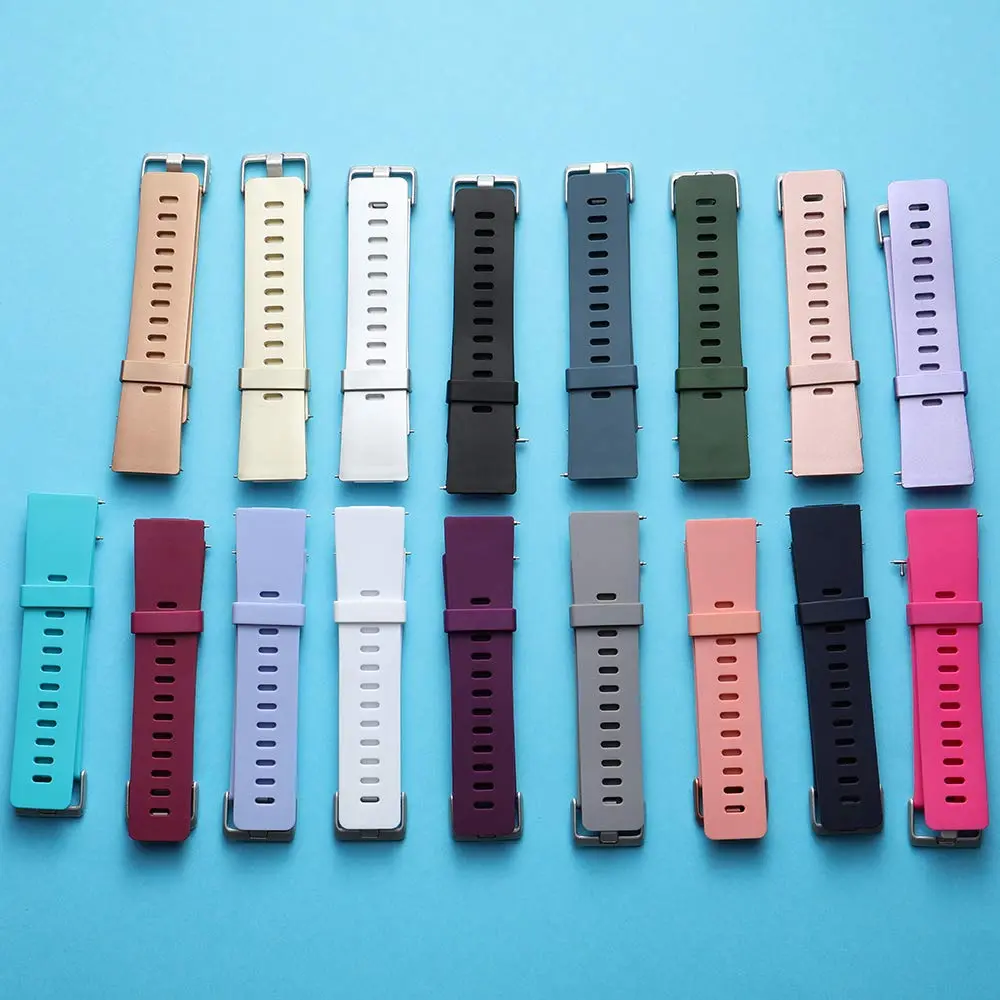 Wepro Sport Bands for Fitbit Versa 2, Versa Lite, Versa — Small 14-18cm (5.5"-7.2") Gray - view 9